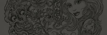 Black White Handwritten Monthly News Email Header 8