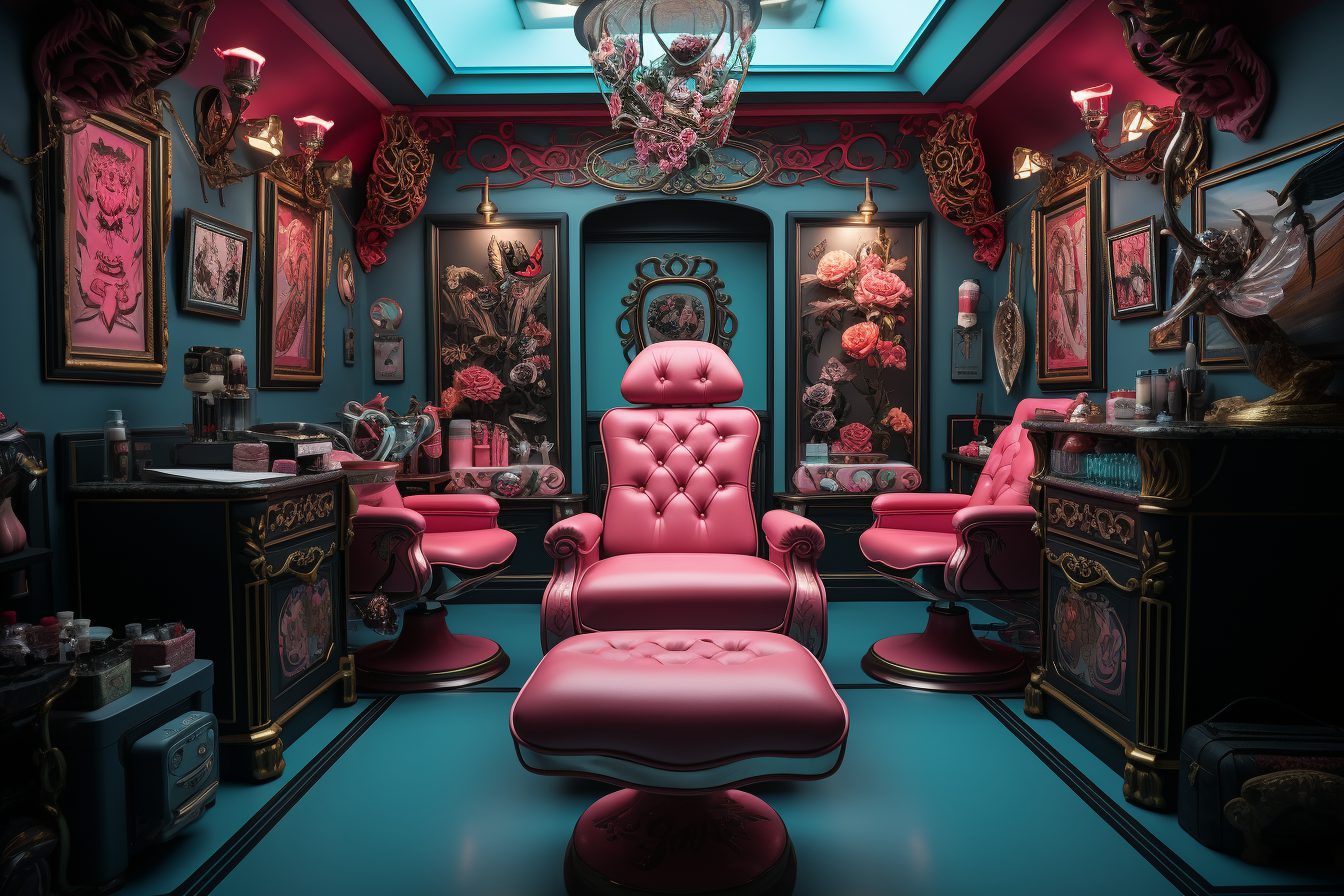Fengen Golden rules pink and teal colors tattoo studio hd quali 045cac53 a898 4c17 a9e3 777e9c26a5b5